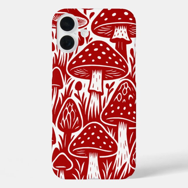 Mushrooms Case-Mate iPhone Case (Back)