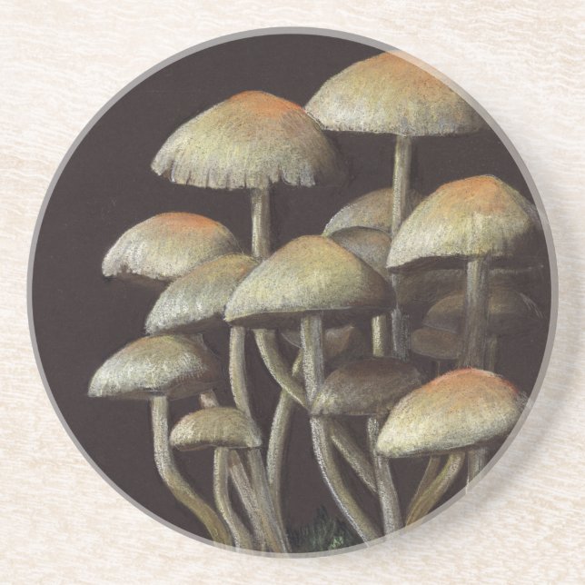 Mushrooms Coaster (Front)