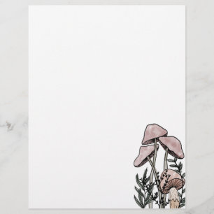 Mushrooms  custom letterhead