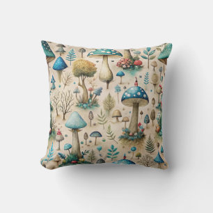 Mushrooms Fairyland  Cushion