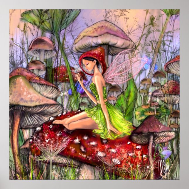 Mushrooms Fantasy Poster (Front)