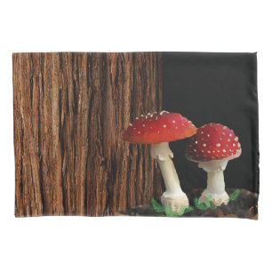 Mushrooms, Ferns and Tree Pillowcase