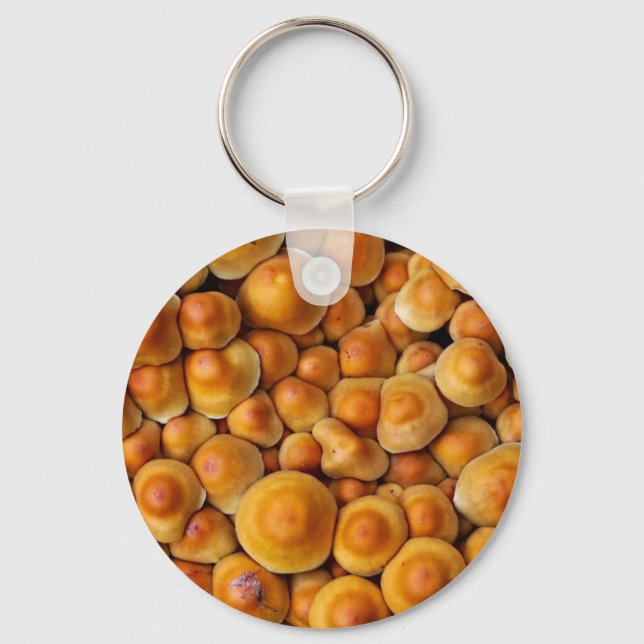 Mushrooms Fungus Key Ring (Front)