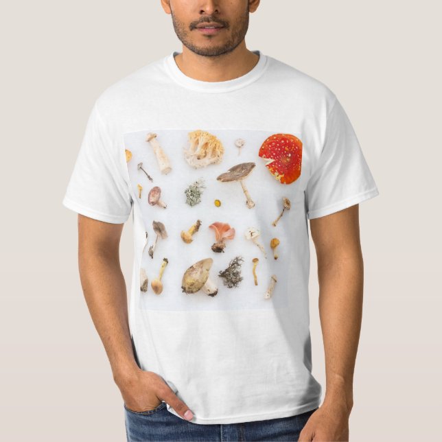Mushrooms Fungus T-Shirt (Front)