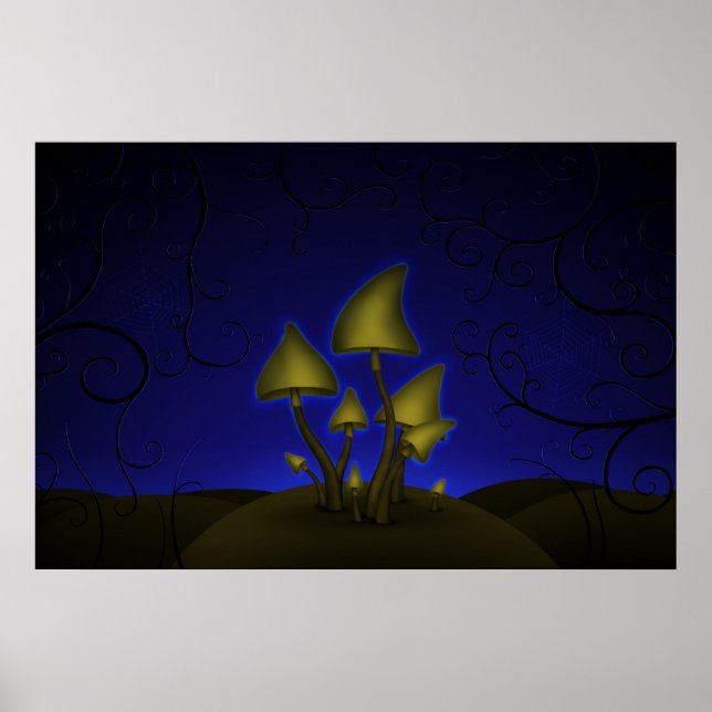 Mushrooms (Halloween Night) Poster (Front)
