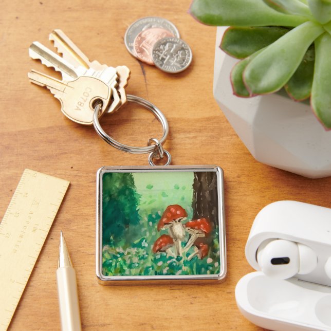 Mushrooms Key Ring (Desk)