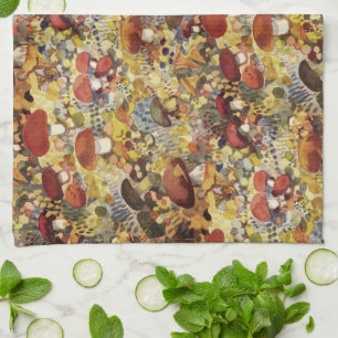 Mushrooms kitchen towel
