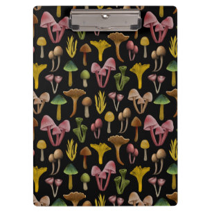 Mushrooms, Lichen & Colourful Fungi Clipboard