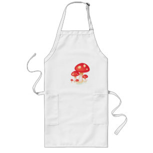 Mushrooms Long Apron