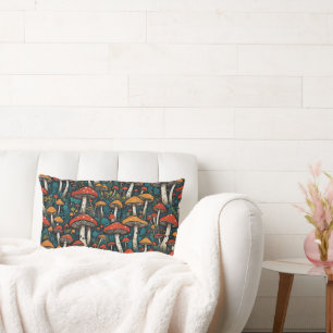 Mushrooms Lumbar Cushion