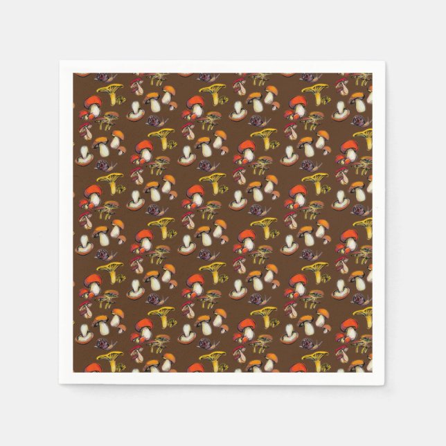 Mushrooms Napkins (Front)