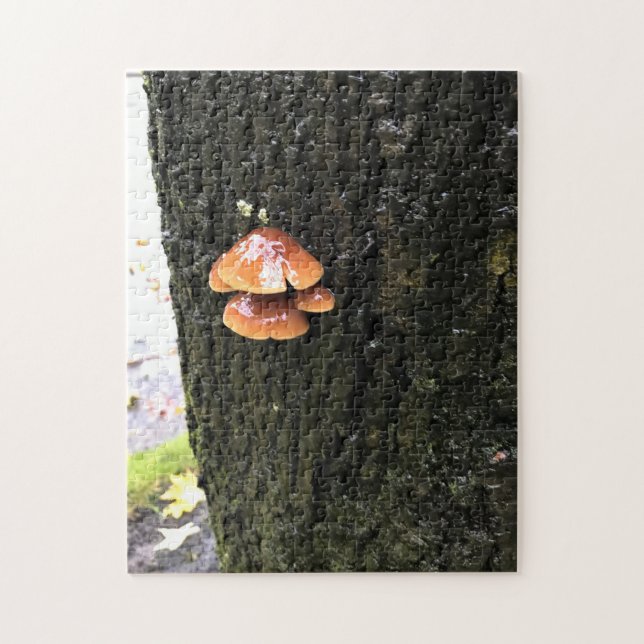 Mushrooms on a Tree, Oregon Jigsaw Puzzle (Vertical)