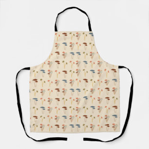 Mushrooms Pattern Apron