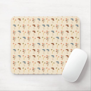 Mushrooms Pattern Mouse Pad