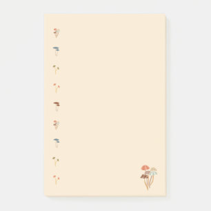 Mushrooms Pattern Post-it Notes