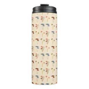 Mushrooms Pattern Thermal Tumbler