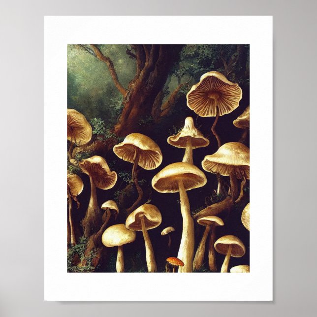 Mushrooms Poster (Front)