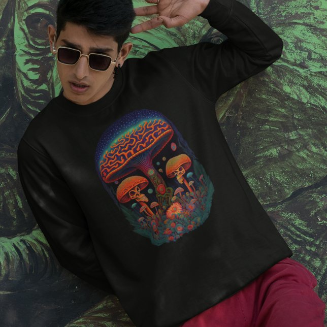 Mushrooms Shaman Sweatshirt  (Creator Uploaded)