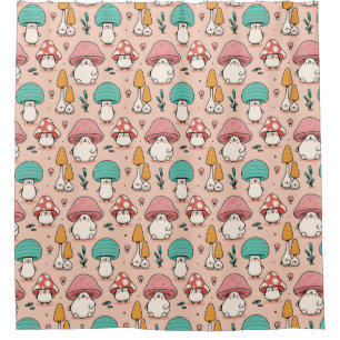 Mushrooms shower curtain