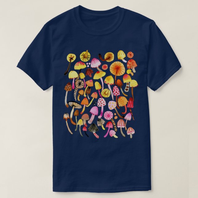Mushrooms T-Shirt (Design Front)