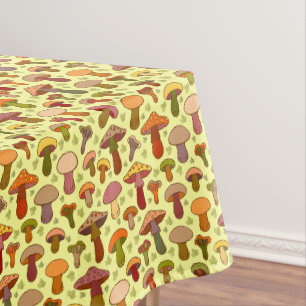 Mushrooms tablecloth