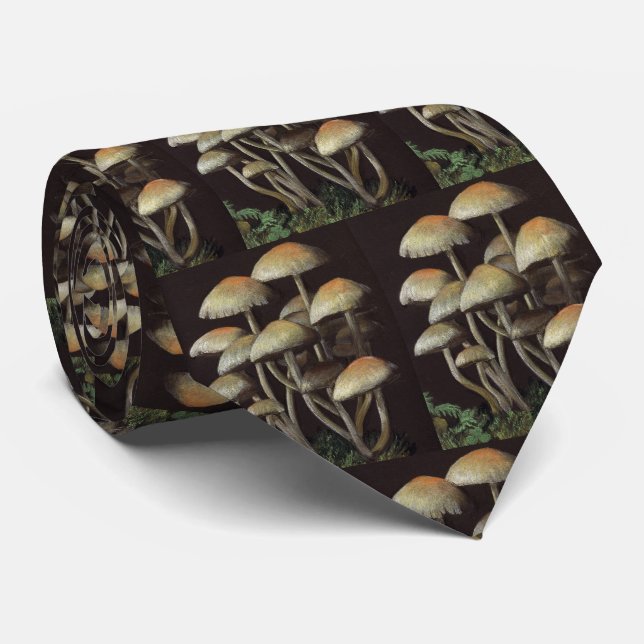 Mushrooms Tie (Rolled)