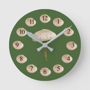 Mushrooms  Wall Clock