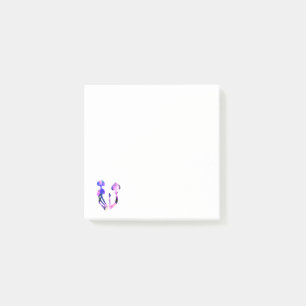 Mushrooms Watercolor Art Post-it Notes