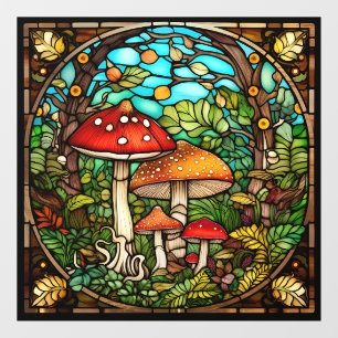 Mushrooms Window Cling
