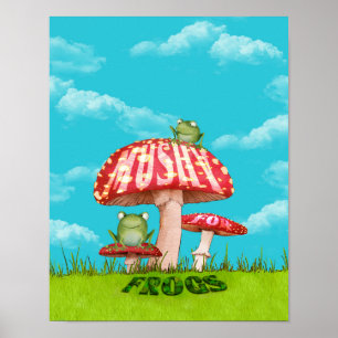 Mushy for Frogs Poster