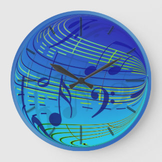 Music 15 Wall Clocks & Numeral Options
