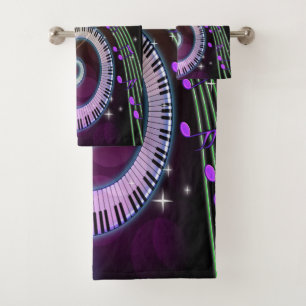 Music 1 Bathroom Towel Set