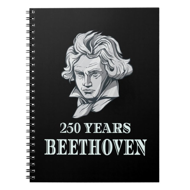 Music - 250 Years Of Ludwig van Beethoven Notebook (Front)