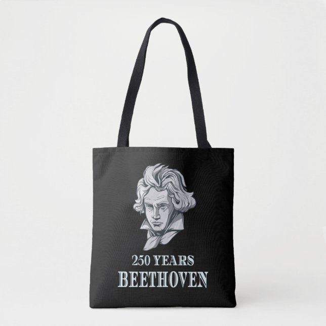 Music - 250 Years Of Ludwig van Beethoven Tote Bag (Front)