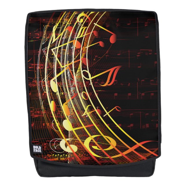 Music 3-4 Image Options Backpack (Front)