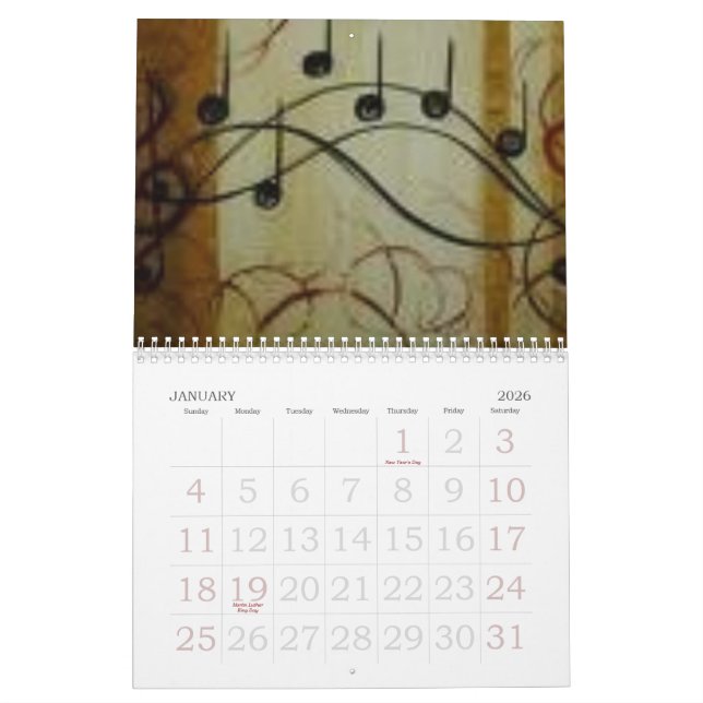 music<3 calendar (Jan 2026)