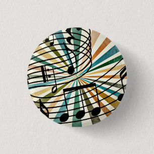 Music 3 Cm Round Badge