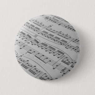 Music 6 Cm Round Badge
