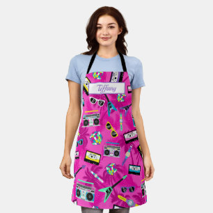 Music 80s Theme Apron