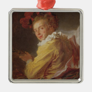 Music, a portrait of Monsieur de la Breteche Metal Tree Decoration