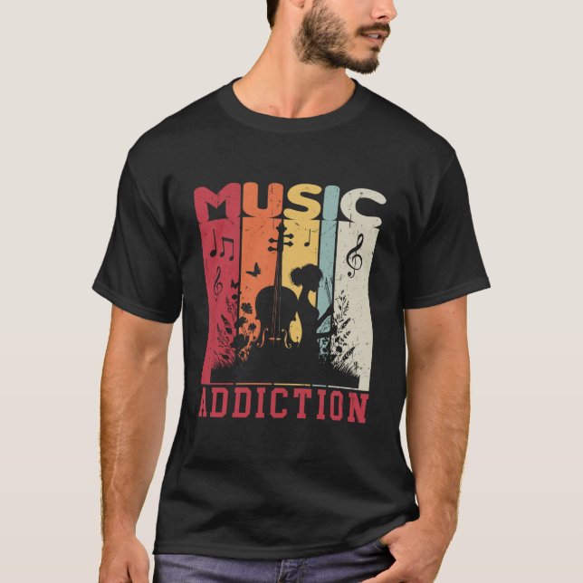 Music addiction  T-Shirt (Front)