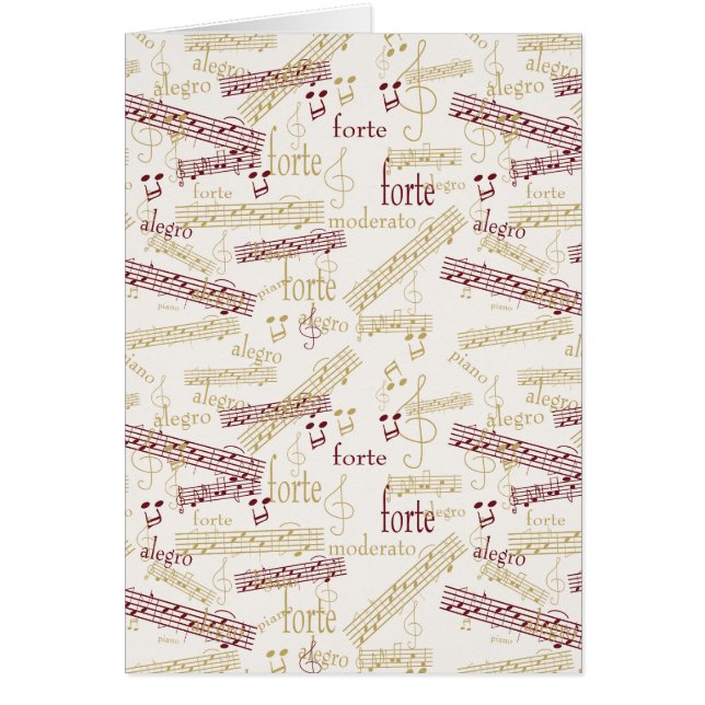 Music Aficionado Typography Pattern (Front)