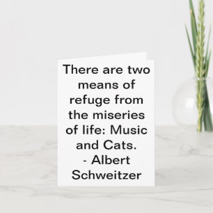 Music and Cats Card