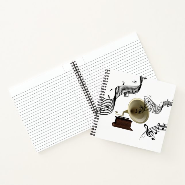 Music and Gramophone Notebook (Inside)