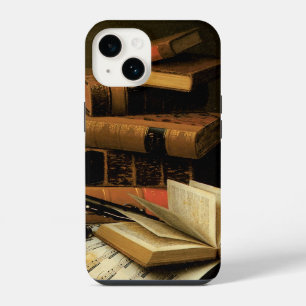 Music and Literature by William Harnett, Fine Art iPhone 14 Case