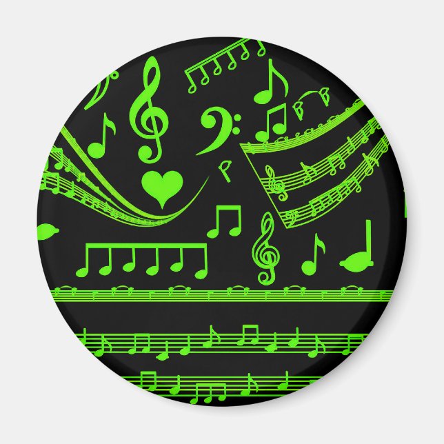 Music and me,In Green_ Magnet (Front)
