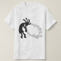 Music and Petroglyph Kokopelli T-Shirt