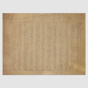 Music and Roses Series Design 10 Tissue Paper