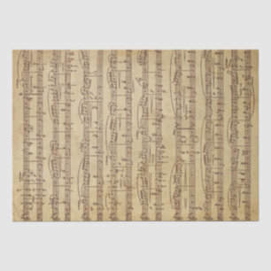 Music and Song Tissue Paper