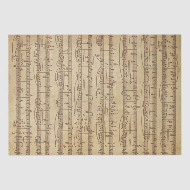 Music and Song Tissue Paper (Front)